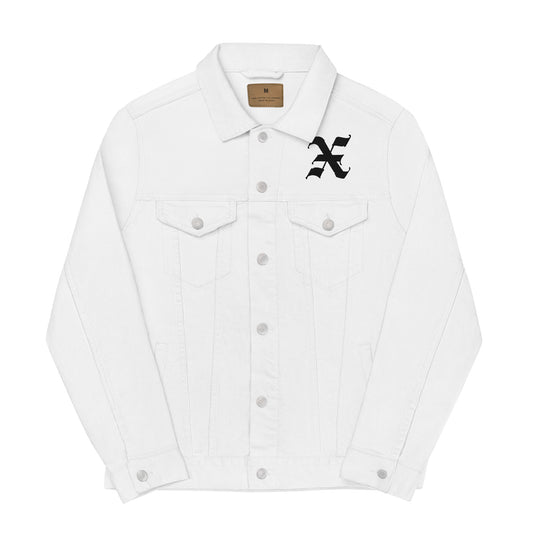 Denim Jacket Straight Edge (White)