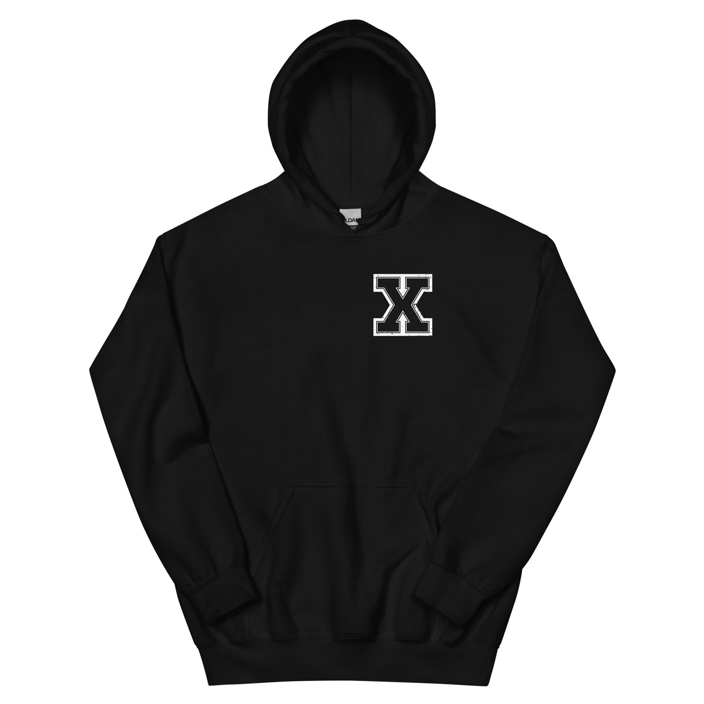 Hoodie Straight Edge Tiger (Black)