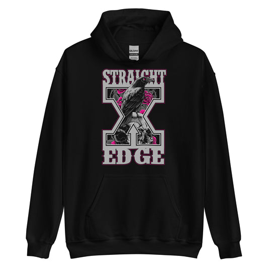 Hoodie Straight Edge Crow