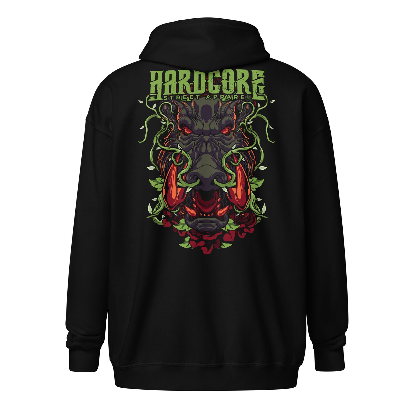 Hoodie Zip HCSA King Warthog (Black)