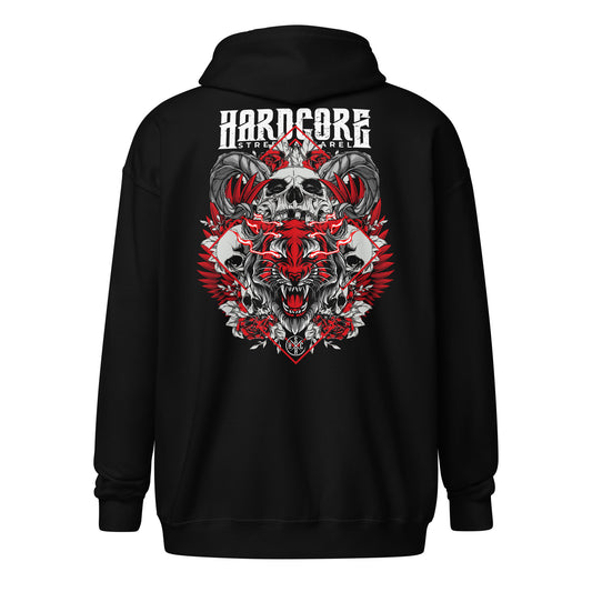 Hoodie Zip HCSA Eye of the Tiger (Black)