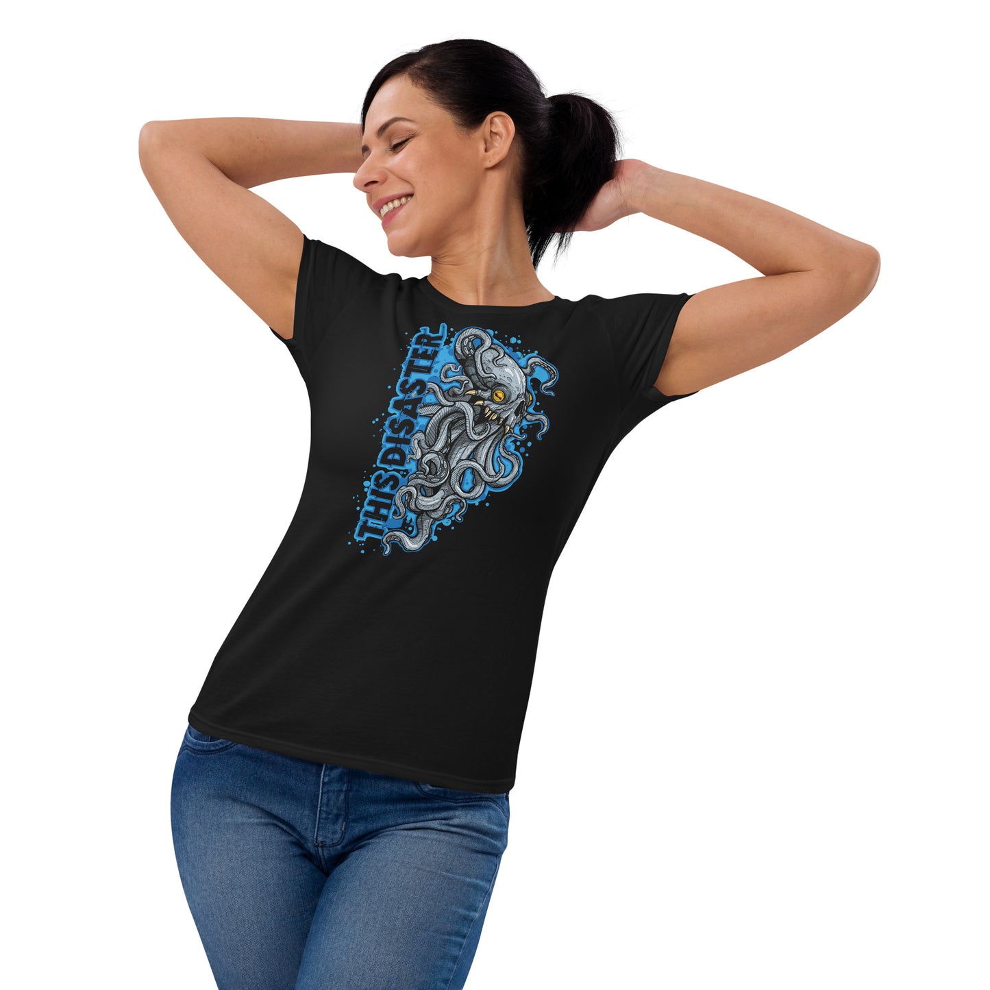 T-Shirt Women This Disaster Octopus