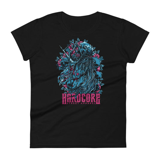 T-Shirt Women HCSA Zombie Unicorn (Black)