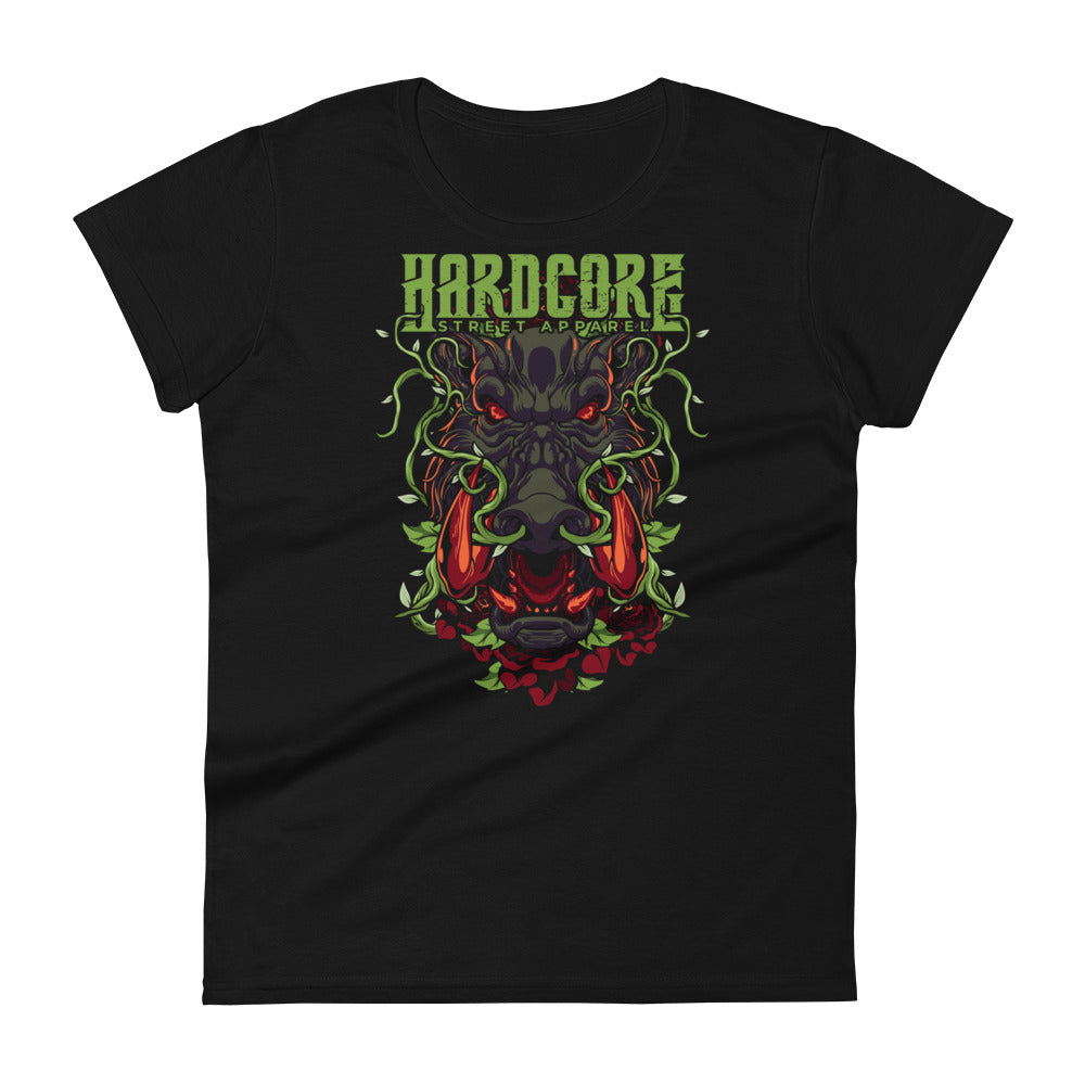 T-Shirt Women HCSA King Warthog (Black)