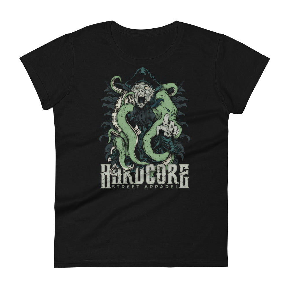 T-Shirt Women HCSA Zombie Pirate (Black)