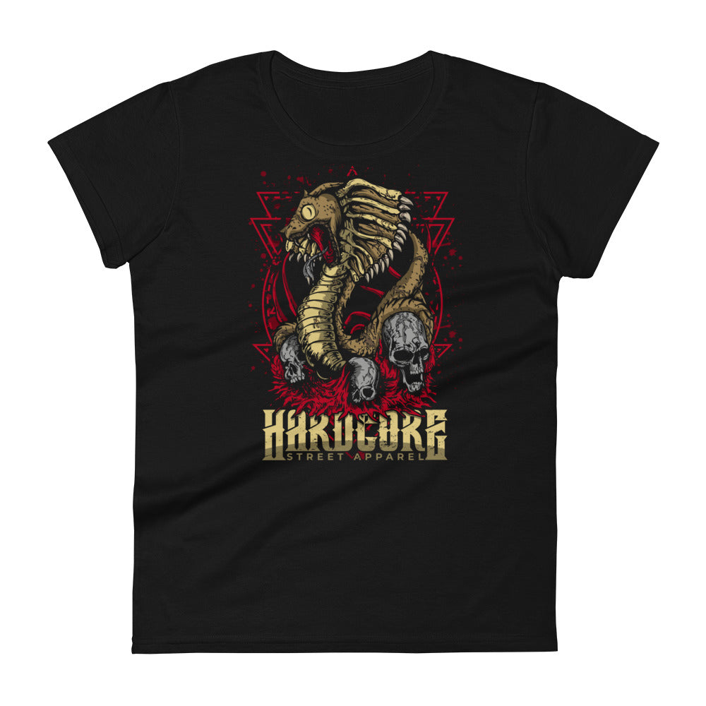 T-Shirt Women HCSA Evil Snake (Black)