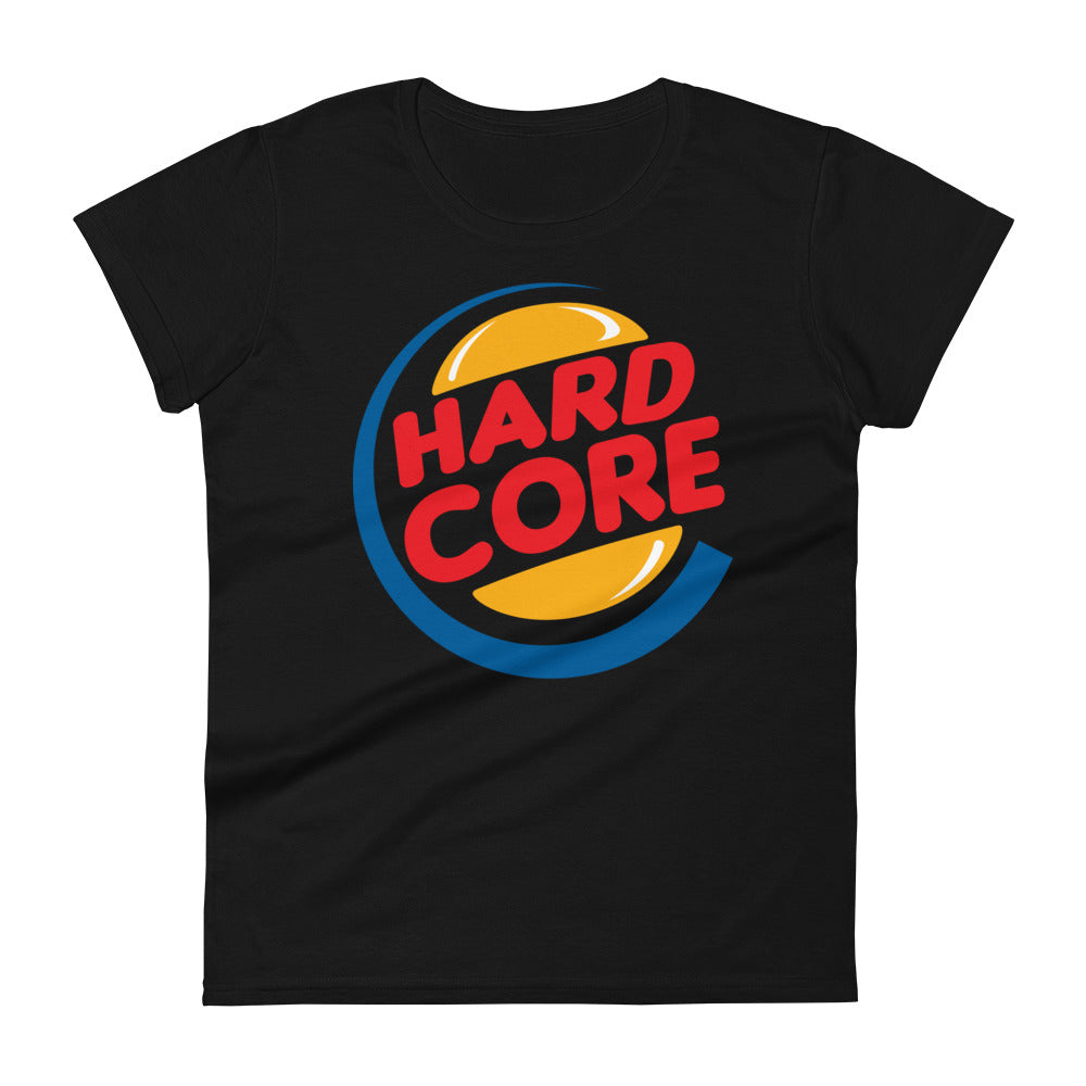 T-Shirt Women Hardcore ''BurgerKing'' (Black)