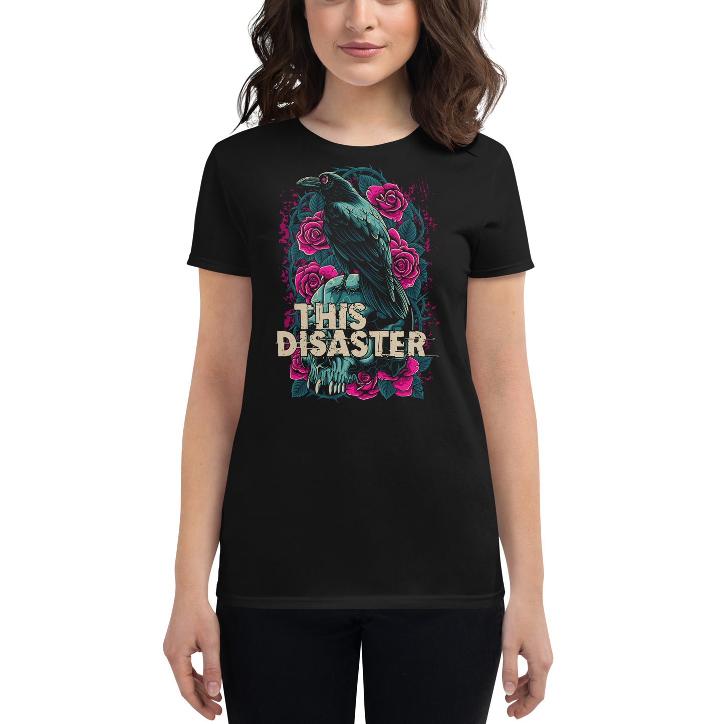 T-Shirt Women This Disaster Crow