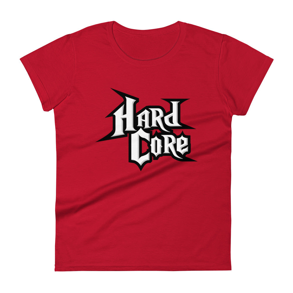 T-Shirt Women Hardcore ''GuitarHero'' (Red)