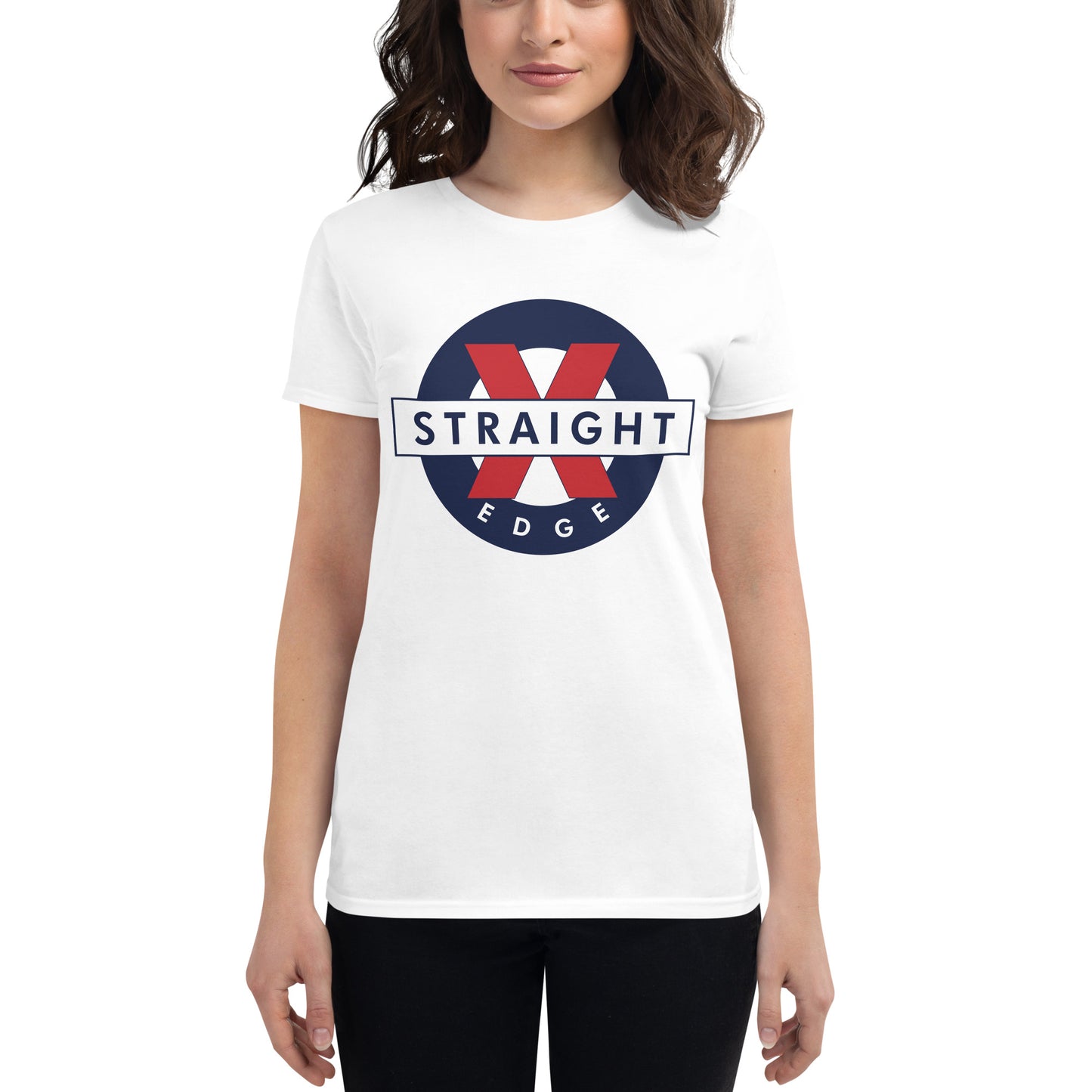 T-Shirt Women Straight Edge ''VuarnetStyle'' (White)