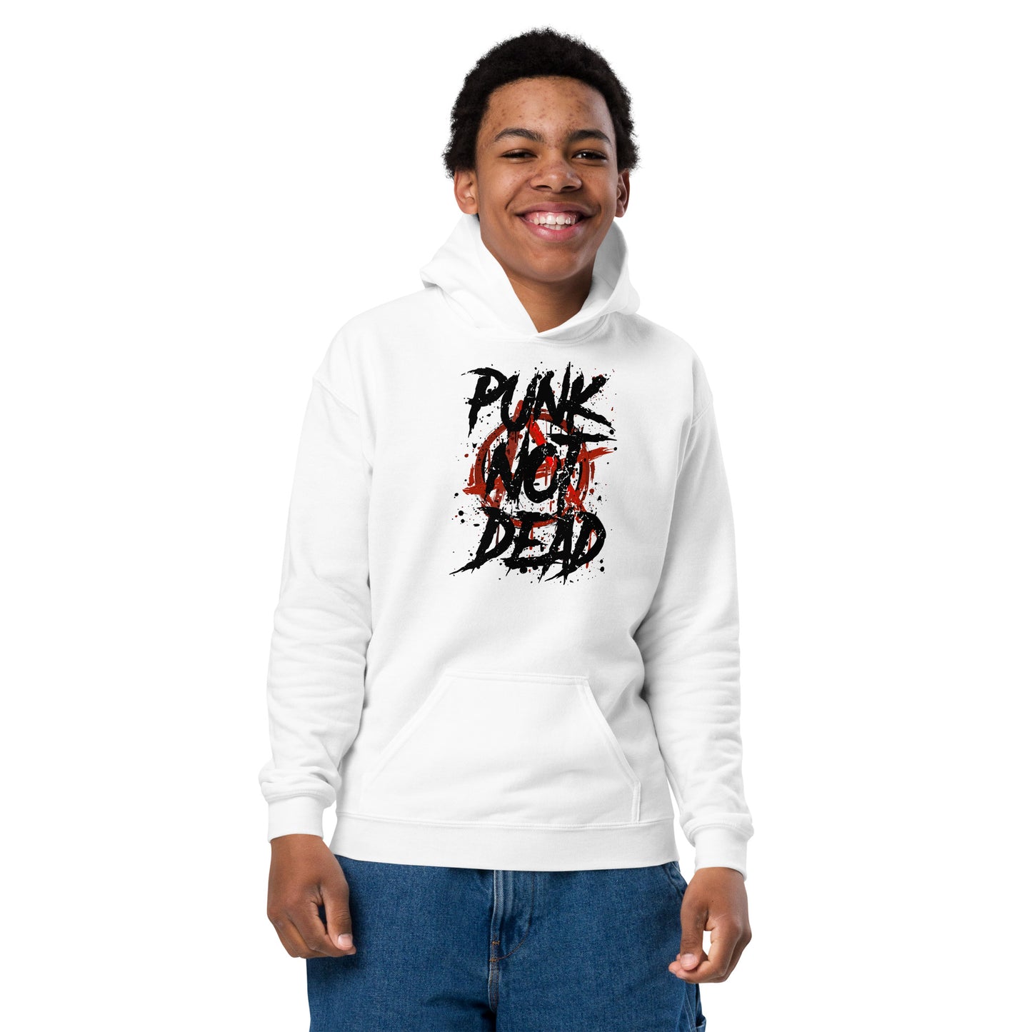 Hoodies Kids Punk Not Dead (XS to XL)